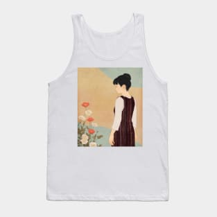 poppies and a woman Tank Top